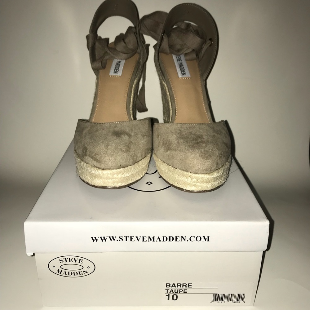 Steve Madden Barre Strappy Espadrille Wedge - Picture 7 of 8